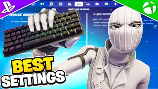 *NEW* BEST Console Keyboard \u0026 Mouse sensitivity + Settings in Chapter 6 (PC/PS5/XBOX)