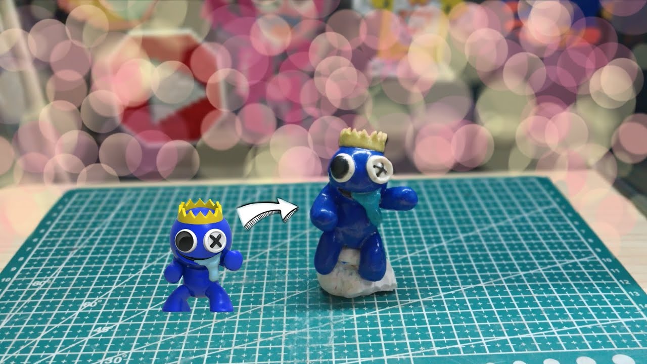 Blue | [Rainbow Friends] Wiki | Fandom|polimer Clay|#kartun #anime # ...