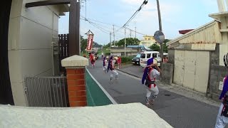 2014 8.10　ウークイ　久保田青年会　道じゅねー　1