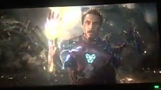 Theatre insane reaction !! Iron man stole stones from THANOS!! Avengers END Game.