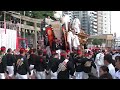 濱八町だんじり祭_2016 old u0026newカチアイ_本宮　大津神社