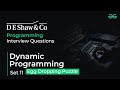 Dynamic Programming | D E Shaw & Co Interview Questions |  GeeksforGeeks