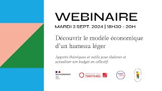 Webinaire | Modèle économique & budget d'un hameau léger