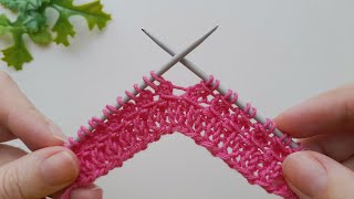 🔥Very unique knitting stitch! Easy and Beautiful Knitting Pattern