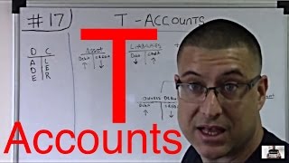 Accounting For Beginners #17 /  T-Accounts / Debits and Credits / Accounting 101