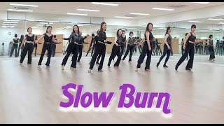 SLOW BURN - INTERMEDIATE CLASSIC LINEDANCE (Kathy Hunyadi & John Robinson)