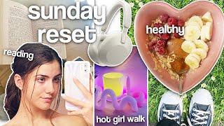 sunday reset - day in my life as a teenage girl working for herself 🤍
