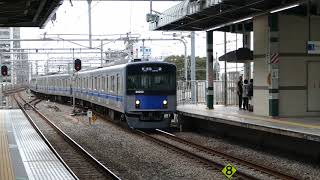 【西武鉄道】豊島園から高架に上がってくる20000系 練馬駅