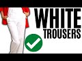 How To Style White Trousers For Women Over 50