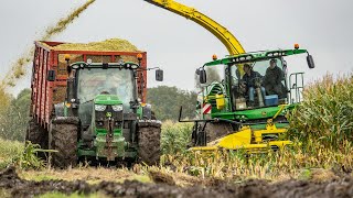 Modderen in de mais 2020 | Stuck in the Mud | John Deere 8500i - De Heus.