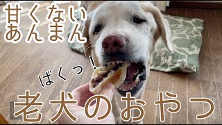 老犬のおやつ「甘くないあんまん」| 犬の手作りごはん