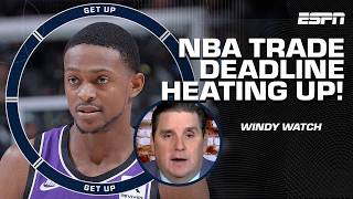 WINDY WATCH 👀 Trade deadline RUMORS on De'Aaron Fox, Jimmy Butler, Brandon Ingram & MORE | Get Up