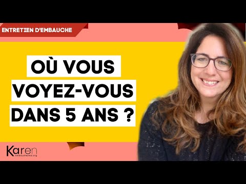 Comment Vous Voyez Vous Dans 5 Ans Exemple De Réponse - Le Meilleur Exemple