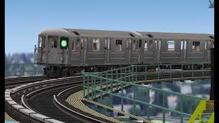 OpenBVE: Virtual Action On the 6 Line Ft. Wash Train Moves