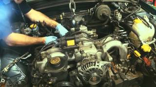 How to Remove a Forrester Engine in 3 and 1/2 Minutes (Go Pro Timelapse)