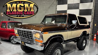 1979 Ford Bronco Restored for sale Visit our website Mgmclassiccars.com