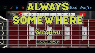 Always Somewhere | Scorpions | Real Guitar App Cover