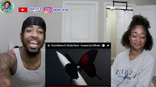 Our First Time Reacting To Post Malone ft. Roddy Ricch - Cooped Up (Official Audio) REACTION
