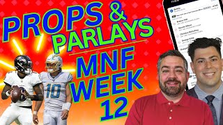 Monday Night Football Props and Predictions | Ravens vs Chargers | Props and Parlays Today