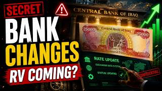 🚨 IRAQI DINAR UPDATE: SECRET BANK CHANGES TRIGGER MASSIVE RV SPECULATION! || DINAR UPDATE HUB