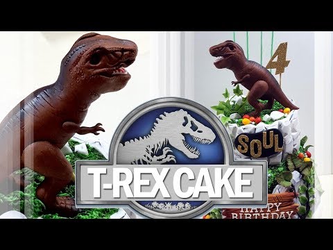 Jurassic World t-rex cake tutorial 쥬라기 월드 티라노사우루스 공룡 케이크 만들기 Jurassic World t-rex cake tutorial 쥬라기 월드 티라노사우루스 공룡 케이크 만들기
