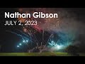 Nathan Gibson Pyromusical Fireworks Display - July 2, 2023