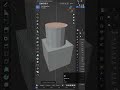 how to move vertices into a circle shape _ blender tutorial blender shorts blendertutorial