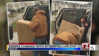 'Porch pirates' charged after Zebulon incident caught on video