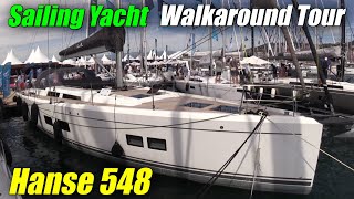 Performance \u0026 Easy Sailing !!! 2023 Hanse 548 Yacht