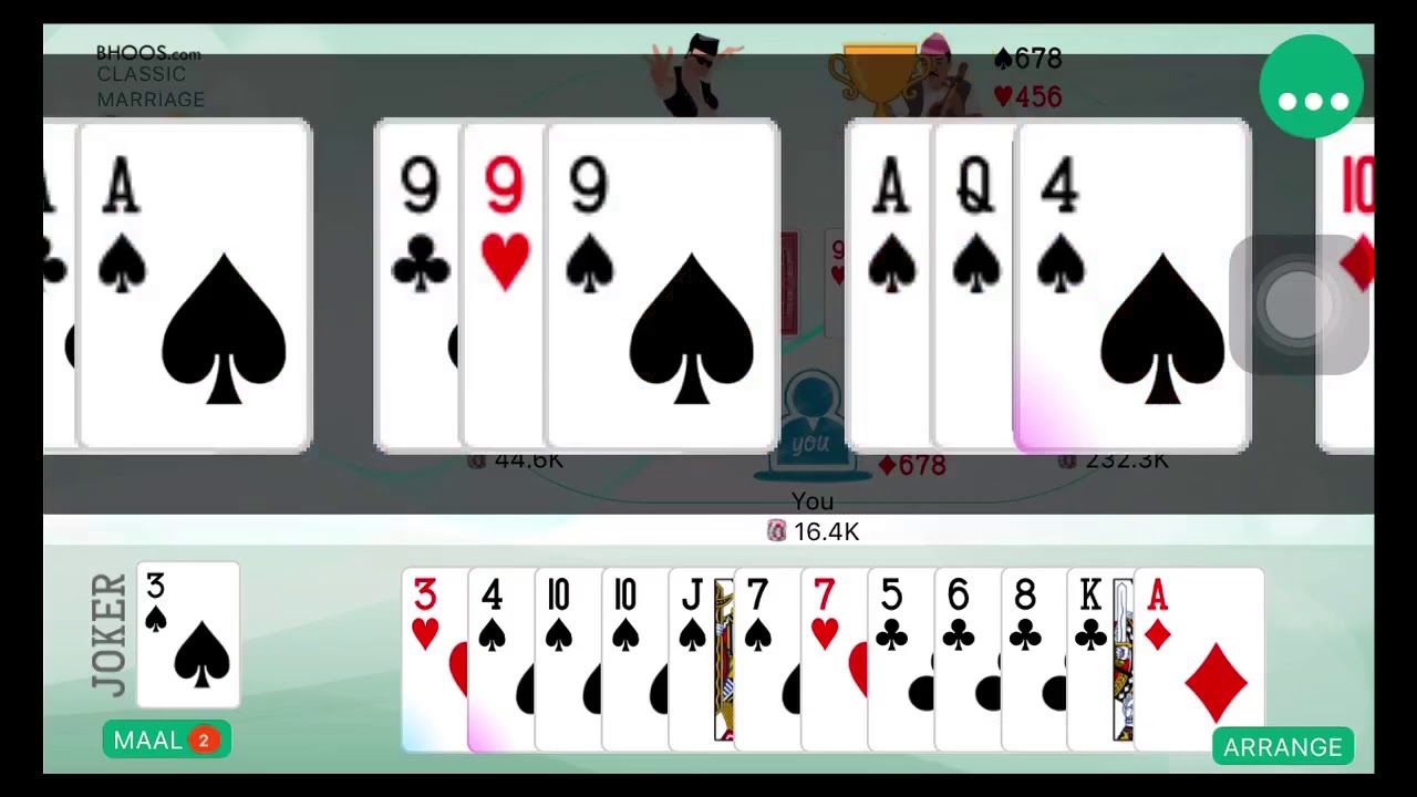 Rules To Play Marriage Card Game Card Template