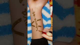 Ananya name ❤️ mehndi tottoo design #viral#trending #ytshorts #shortsfeed