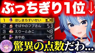 本番で驚異の点数を叩き出すすいちゃんに愕然とするホロメン【ホロライブ切り抜き/星街すいせい/常闇トワ】