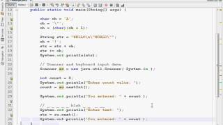 Week 04 String, Scanner, and Java API Part 5