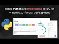How to install Python tkinter/ttkbootstrap GUI framework  on Windows 10 using PIP