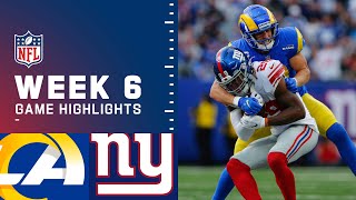 Rams vs. Giants Week 6 Highlights | NFL 2021
