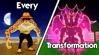 Every Transformation In Blox Fruits