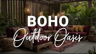 10 Outdoor Boho Decor Tips for a Dreamy Patio Vibe