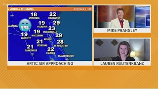 Meteorologists Lauren Rautenkranz and Mike Prangley talk about this cold weekend in store