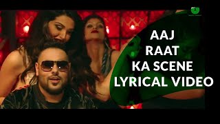 AAJ Raat ka Scen Bana De video song lyrics | Jazbaa | Badshah & Shraddha Pandit | Diksha Kaushal