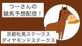 京都牝馬SとダイヤモンドSの競馬予想配信をやってみた！