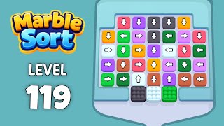Marble Sort level 119 solution