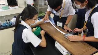 広島大学附属東雲中学校理科授業（R３年度３学年）