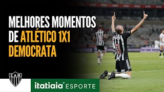 VEJA OS MELHORES MOMENTOS DO EMPATE ENTRE ATLÉTICO E DEMOCRATA