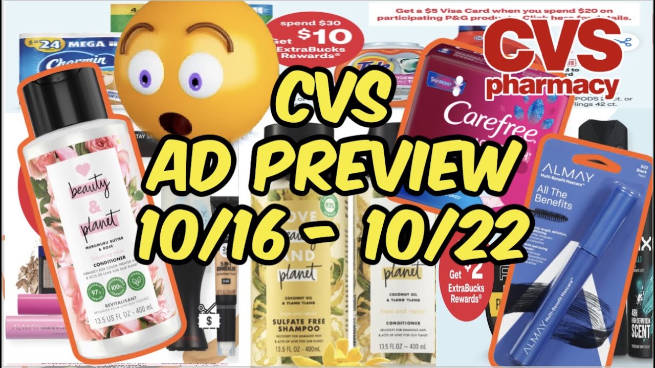 CVS AD PREVIEW (10/16 - 10/22) - LOOK AT ALL THES DEALS π