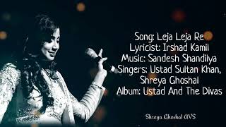 Leja Leja Re | Shreya Ghoshal, Ustad Sultan Khan | Lyrics AVS