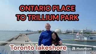 ONTARIO PLACE TO TRILLIUM PARK || WALKING \u0026 STROLLING AROUND WITH FRIENDS