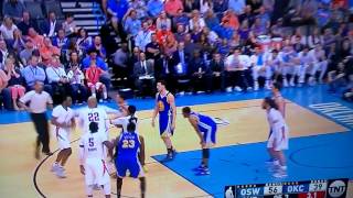 Golden state curry  vs Russell Westbrook fight
