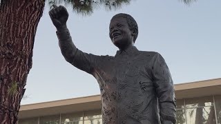 Fresno State honors Nelson Mandela with statue unveiling