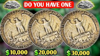 DO YOU HAVE ONE TOP 3 MOST RARE \u0026 VALUABLE WASHINGTON QUARTER DOLLARS WORTH A LOT OF BIG MONEY!