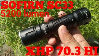 Senter tactical super terang Sofirn SC33